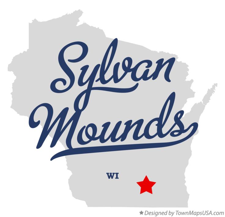 Map of Sylvan Mounds Wisconsin WI