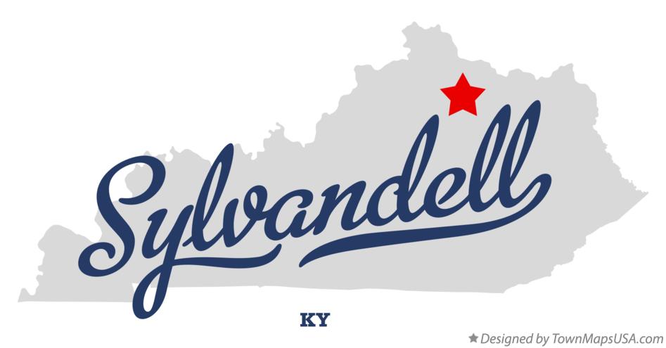 Map of Sylvandell Kentucky KY