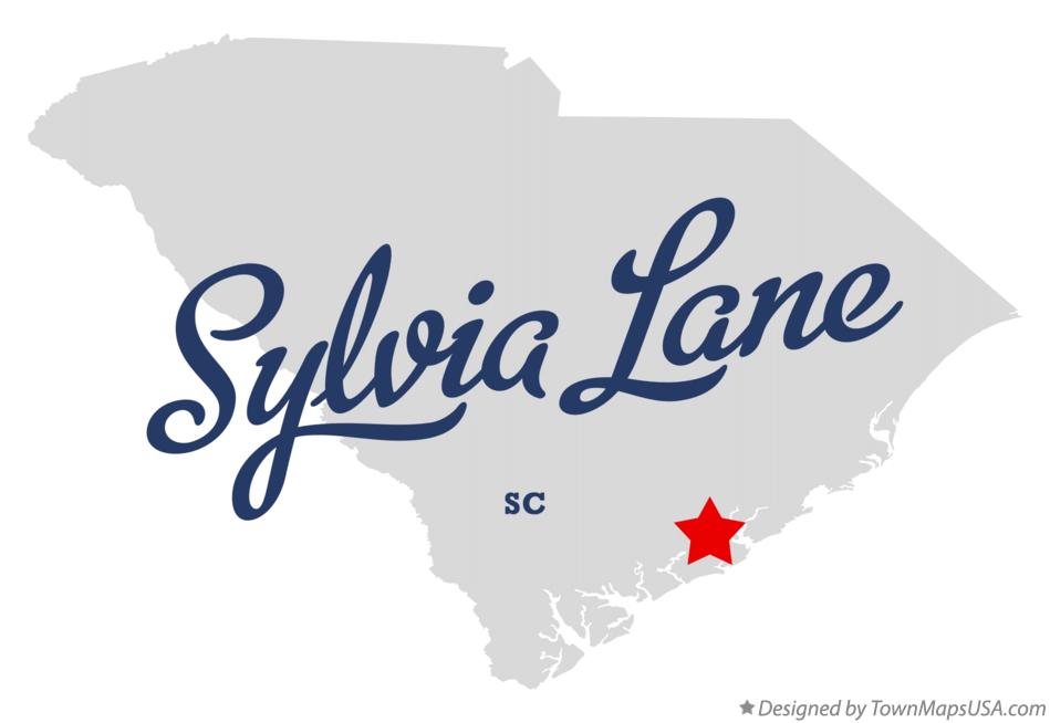 Map of Sylvia Lane South Carolina SC