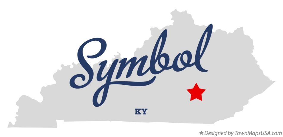 Map of Symbol Kentucky KY