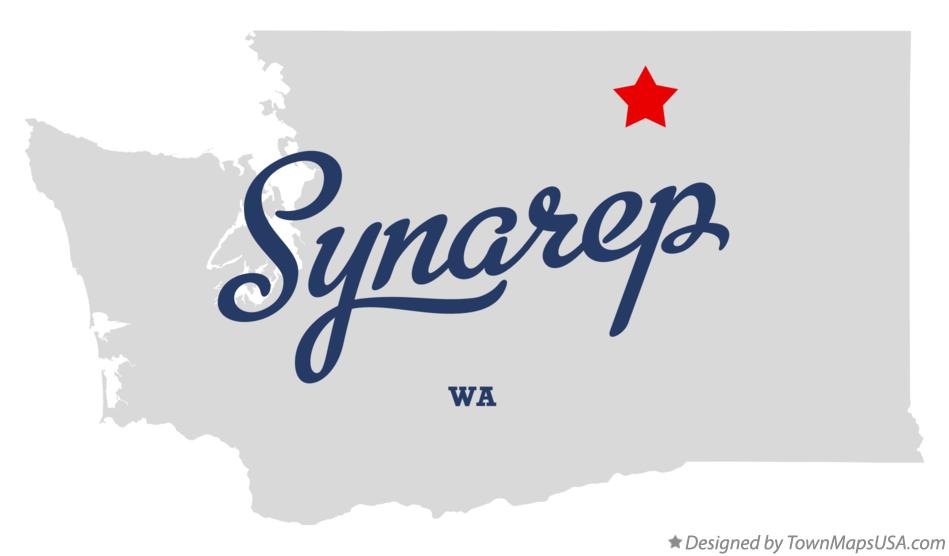 Map of Synarep Washington WA