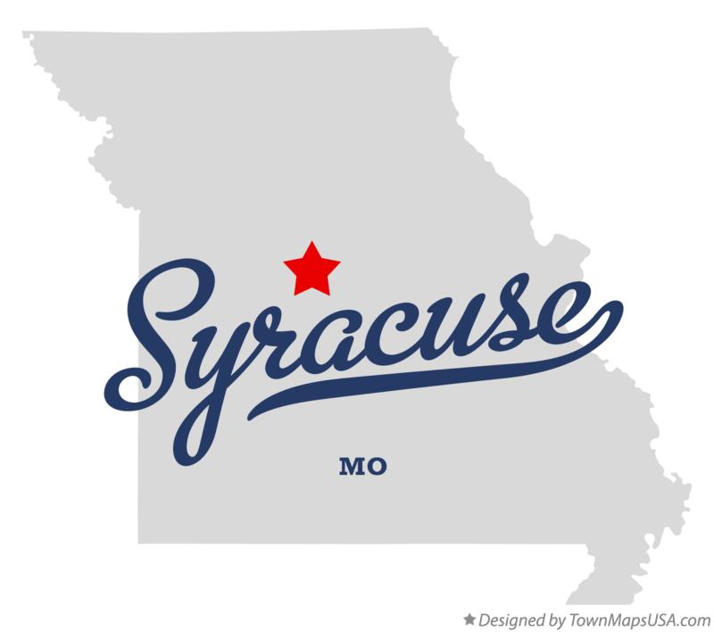 Map of Syracuse Missouri MO