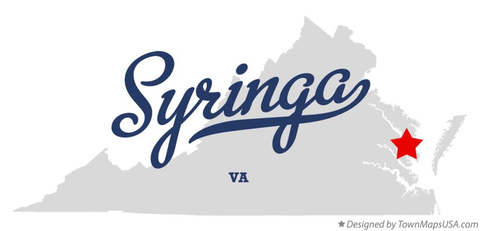 Map of Syringa Virginia VA