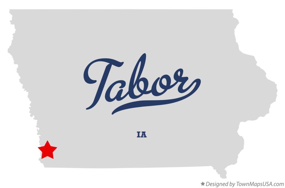Map of Tabor Iowa IA