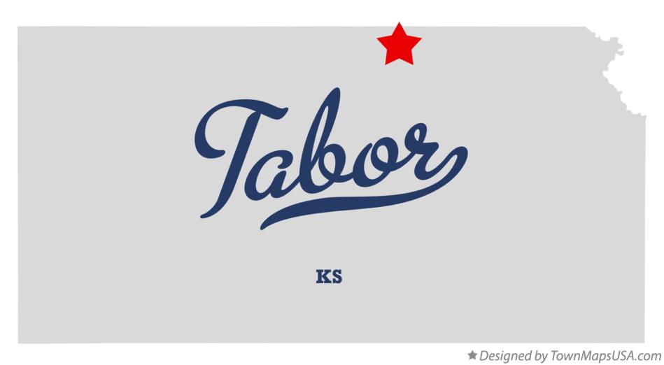 Map of Tabor Kansas KS