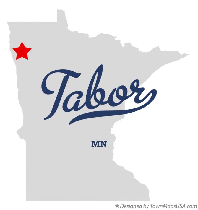 Map of Tabor Minnesota MN