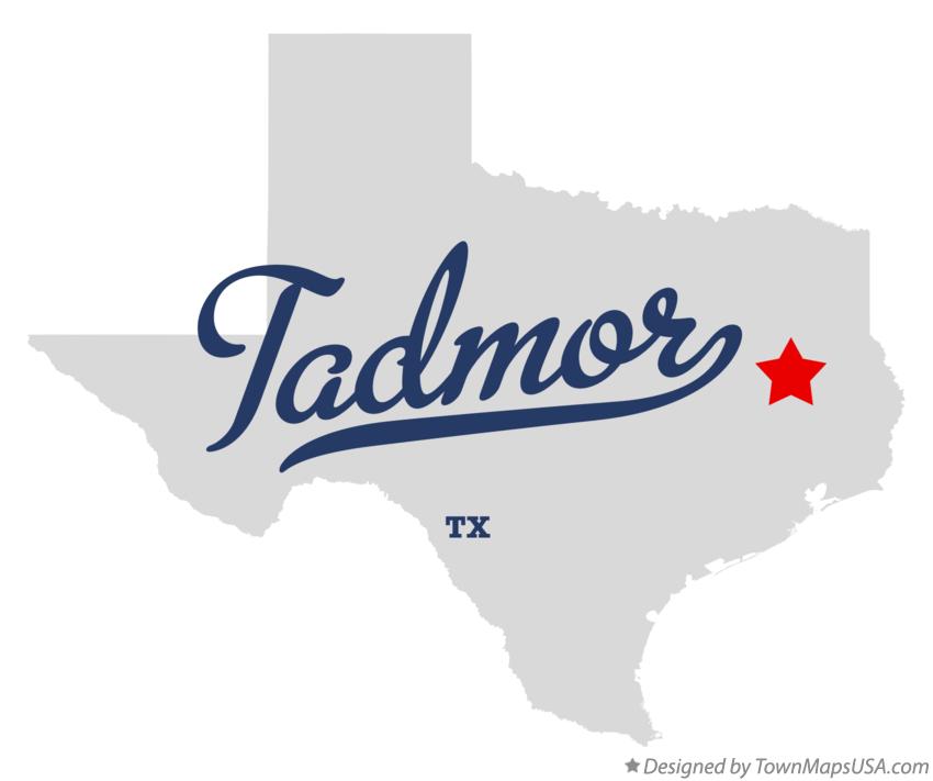 Map of Tadmor Texas TX