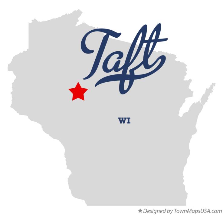 Map of Taft Wisconsin WI