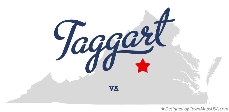 Map of Taggart Virginia VA
