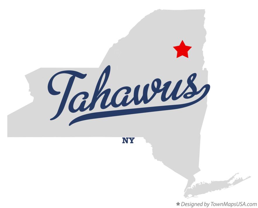 Map of Tahawus New York NY