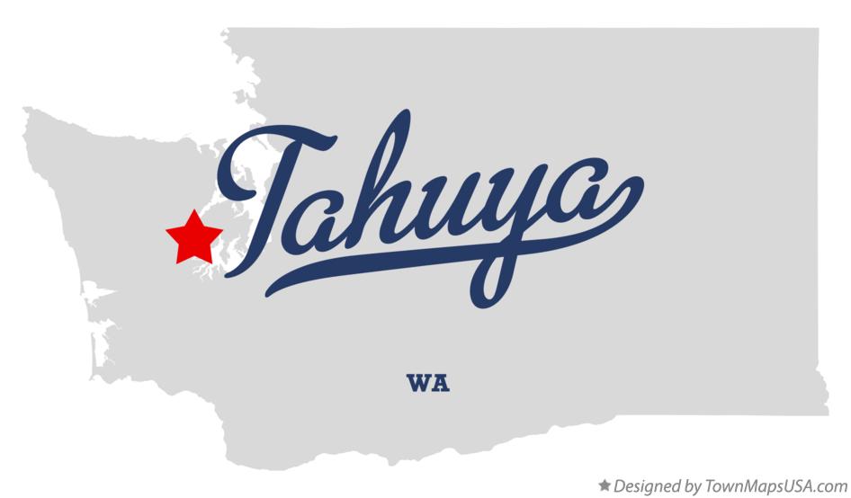 Map of Tahuya Washington WA