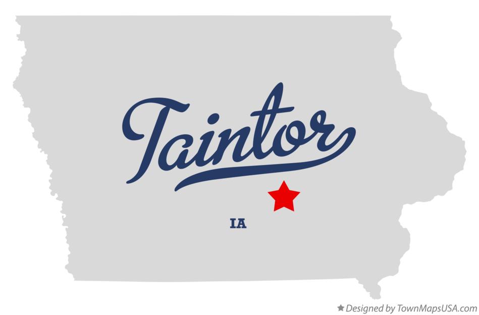 Map of Taintor Iowa IA