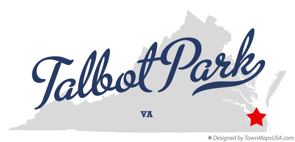 Map of Talbot Park Virginia VA