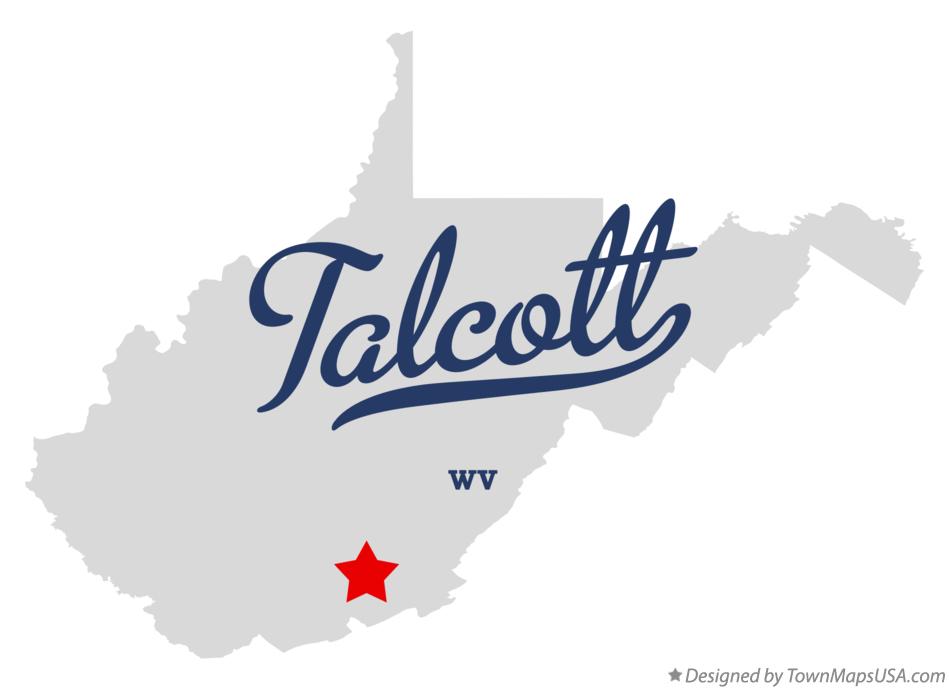 Map of Talcott West Virginia WV