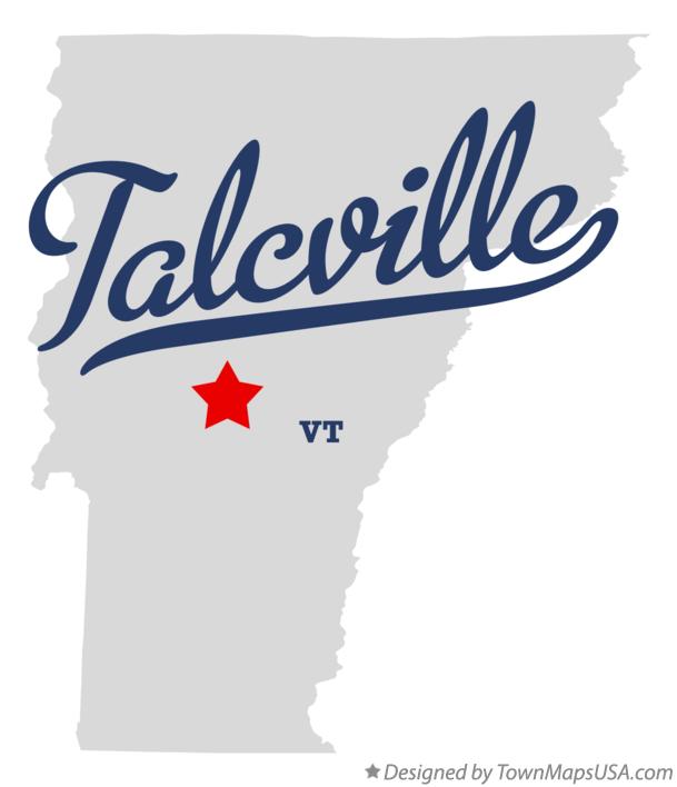 Map of Talcville Vermont VT