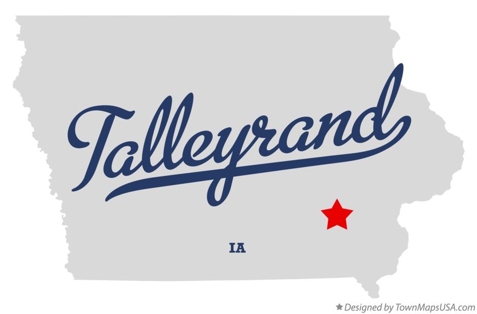Map of Talleyrand Iowa IA