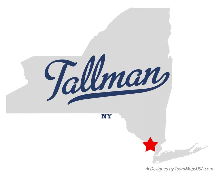 Map of Tallman New York NY