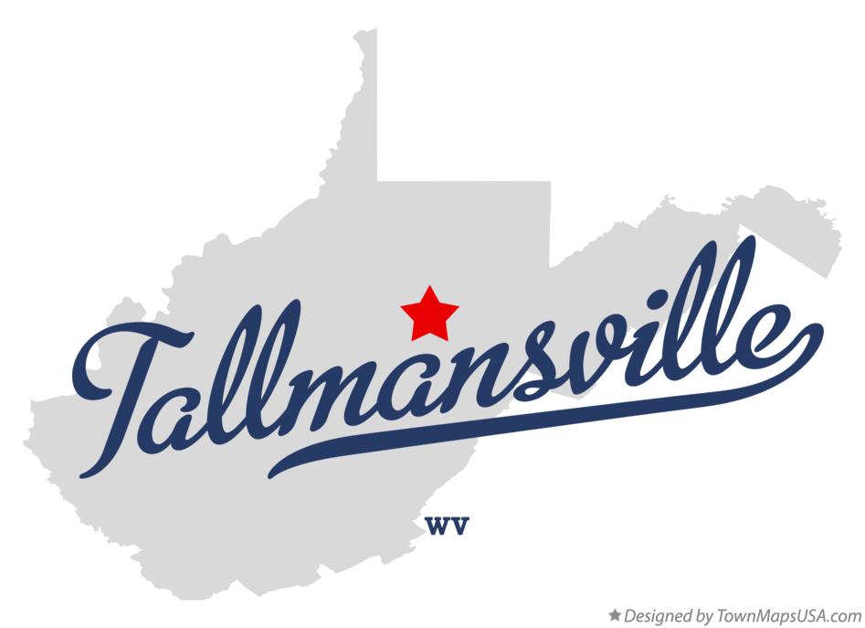 Map of Tallmansville West Virginia WV