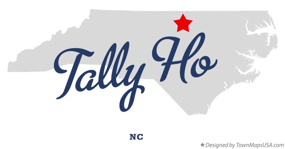 Map of Tally Ho North Carolina NC