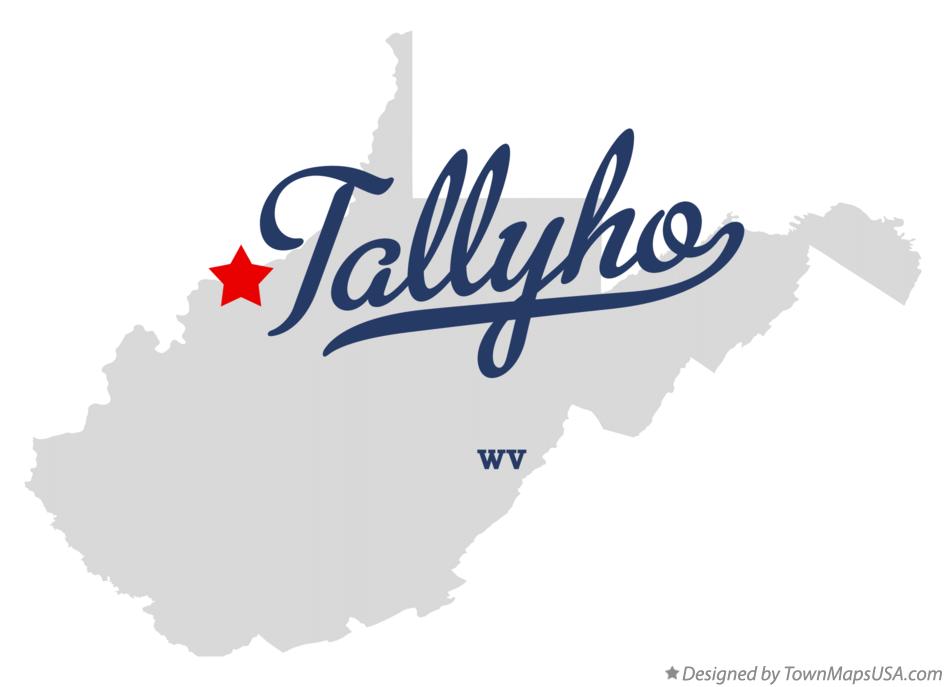 Map of Tallyho West Virginia WV