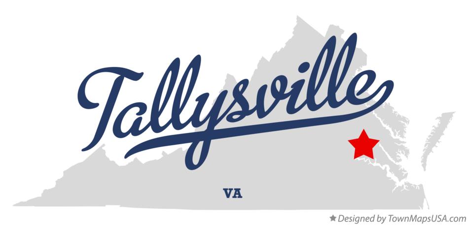 Map of Tallysville Virginia VA