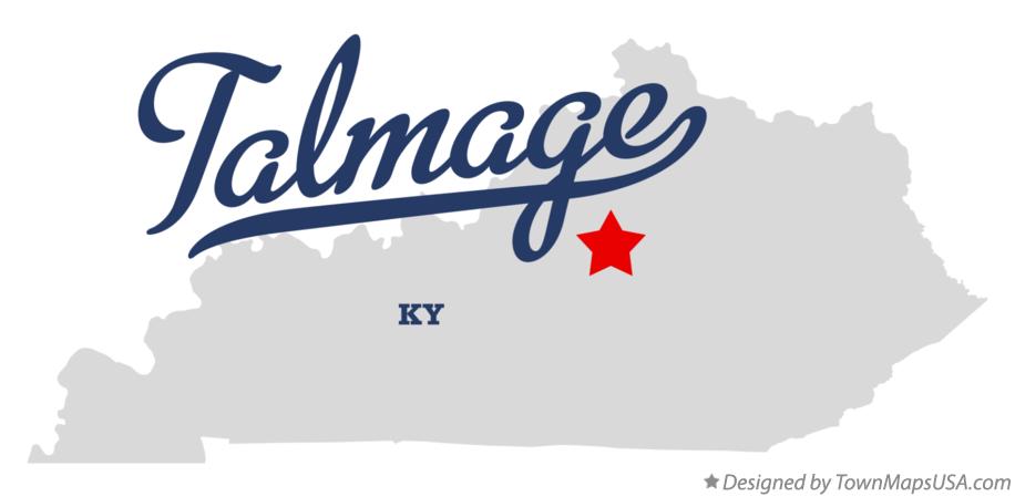 Map of Talmage Kentucky KY