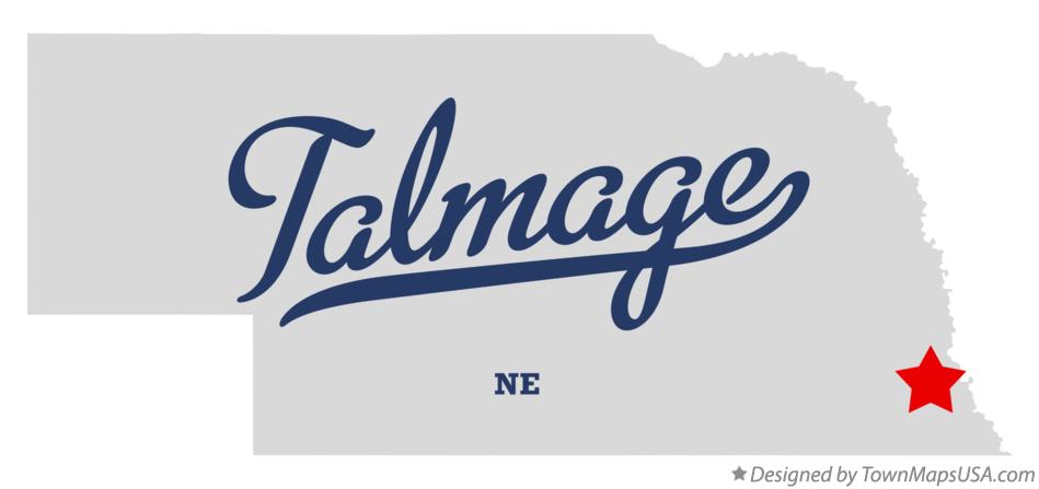 Map of Talmage Nebraska NE