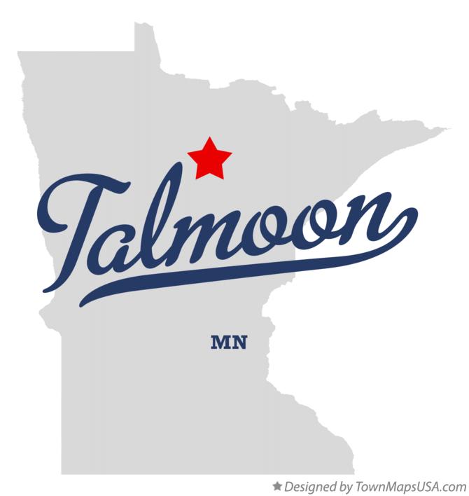Map of Talmoon Minnesota MN