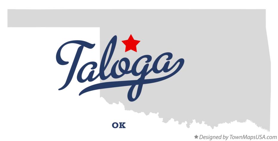 Map of Taloga Oklahoma OK