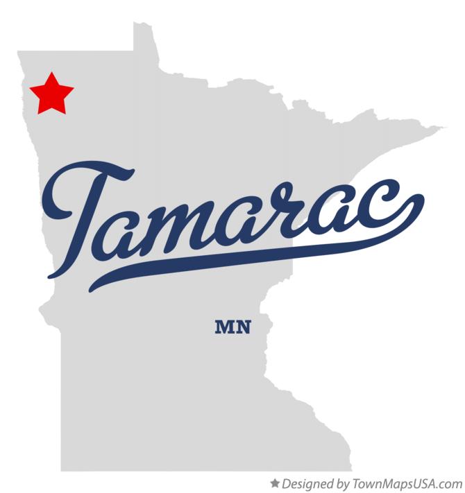 Map of Tamarac Minnesota MN