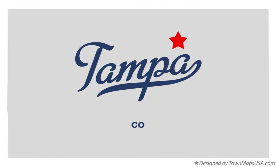 Map of Tampa Colorado CO