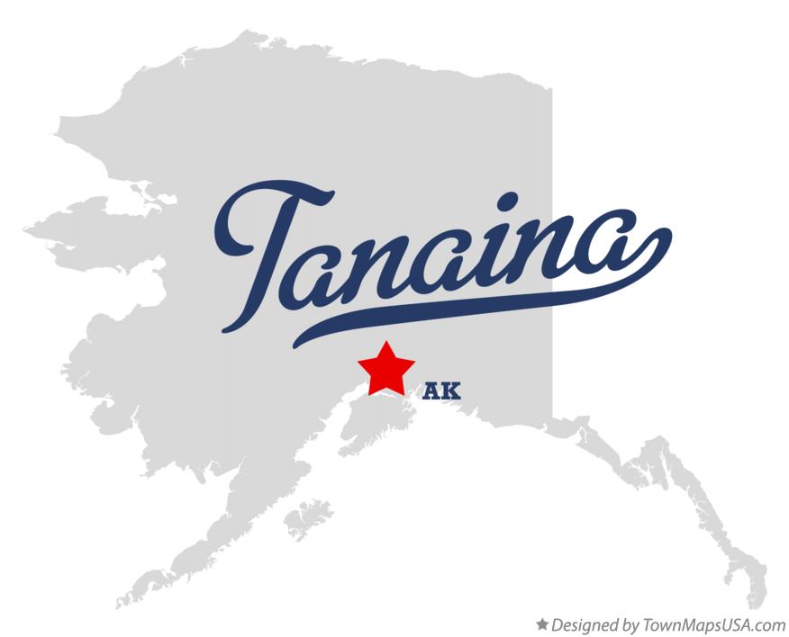 Map of Tanaina Alaska AK
