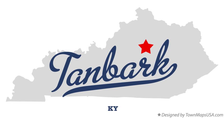 Map of Tanbark Kentucky KY