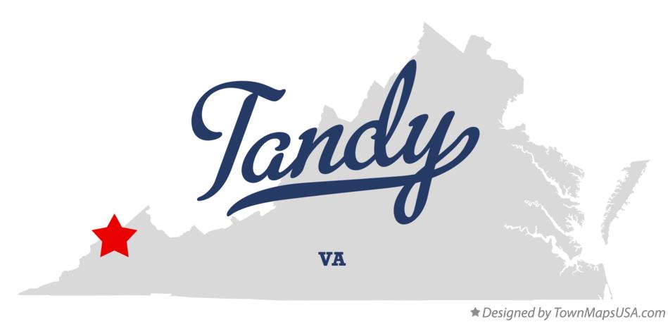 Map of Tandy Virginia VA
