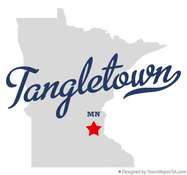 Map of Tangletown Minnesota MN