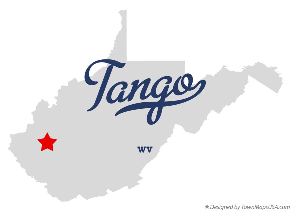 Map of Tango West Virginia WV