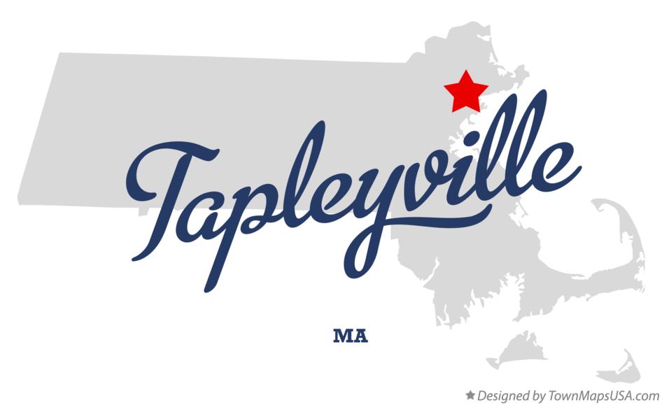 Map of Tapleyville Massachusetts MA