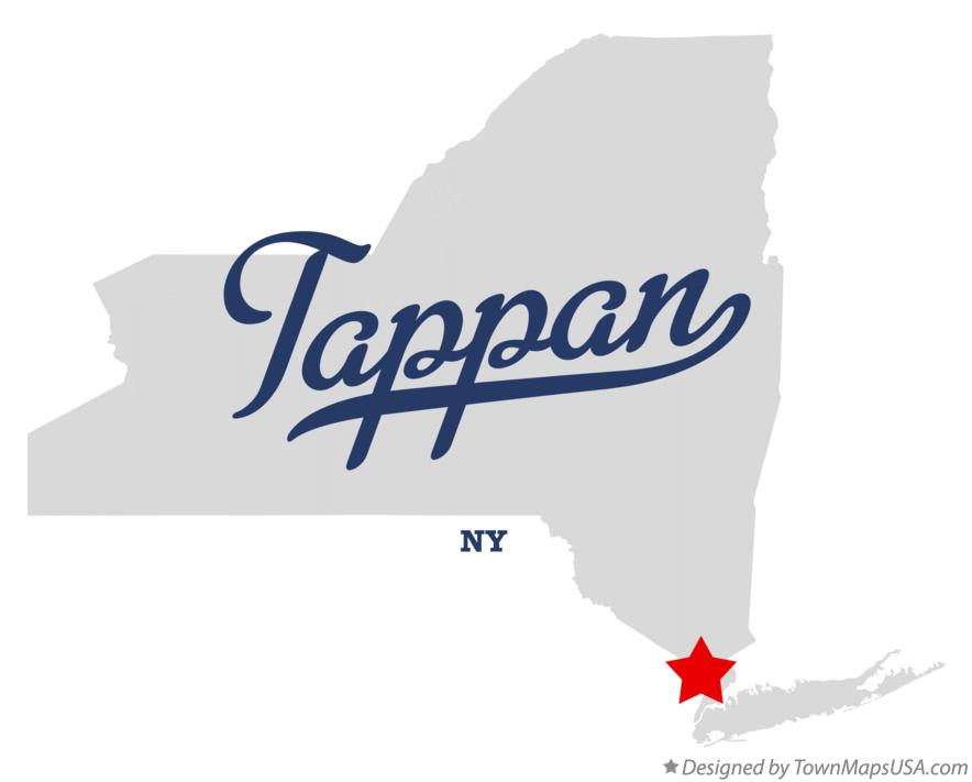 Map of Tappan New York NY