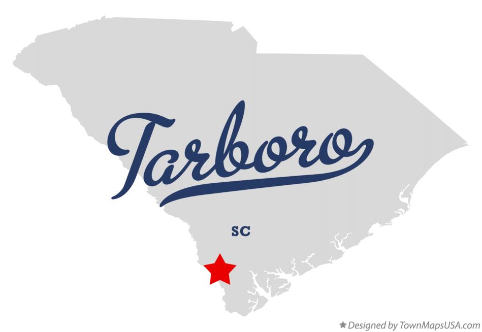 Map of Tarboro South Carolina SC