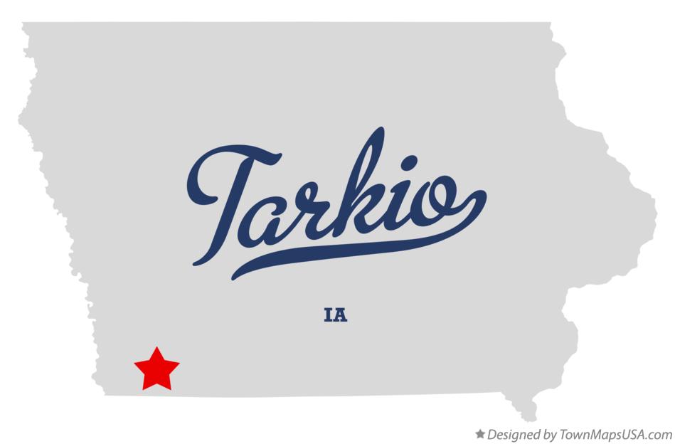 Map of Tarkio Iowa IA