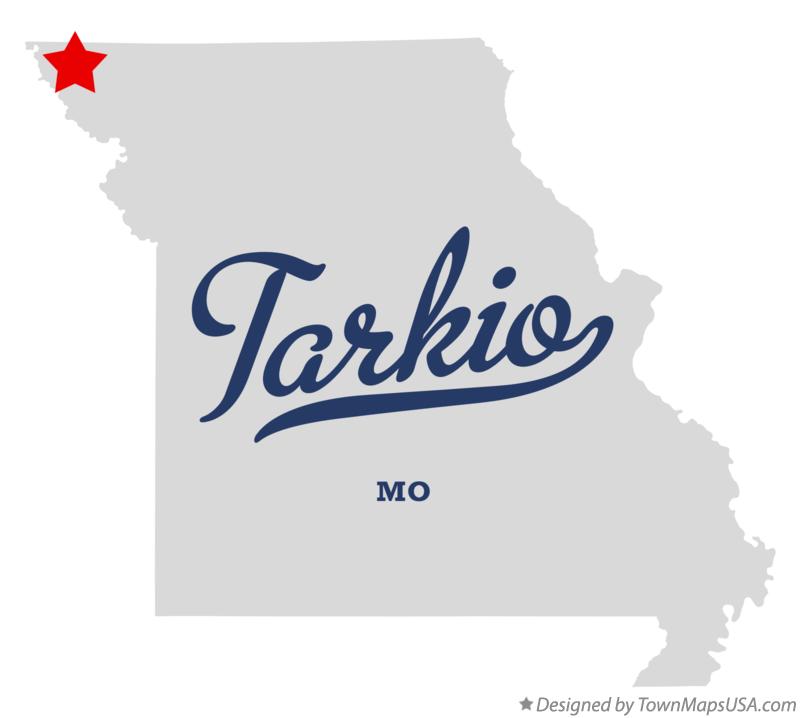 Map of Tarkio Missouri MO