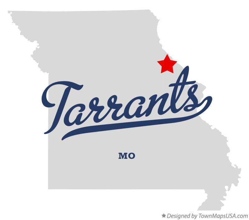 Map of Tarrants Missouri MO
