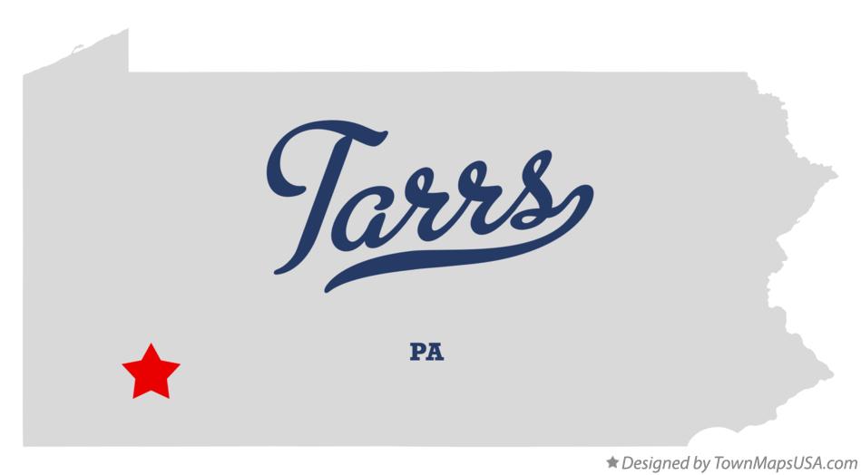 Map of Tarrs Pennsylvania PA