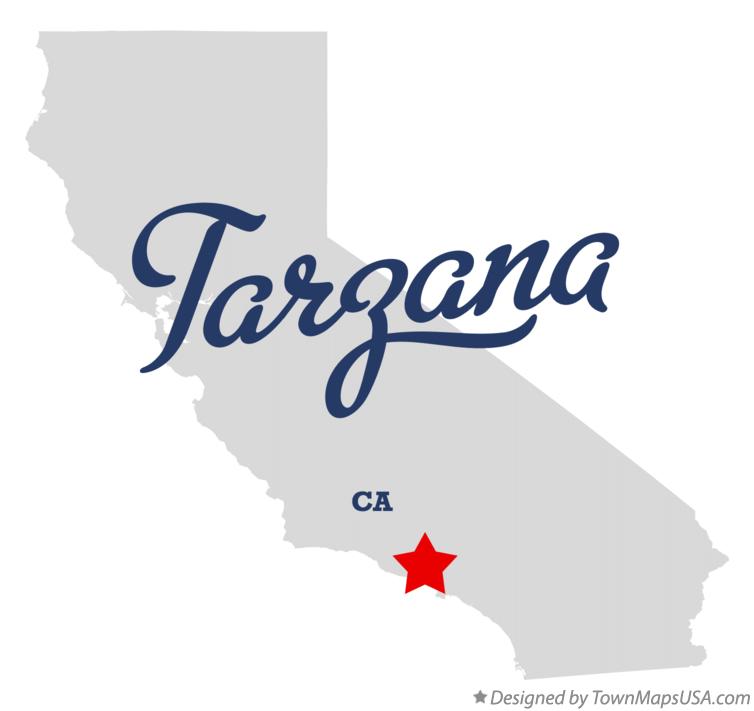 Map of Tarzana California CA