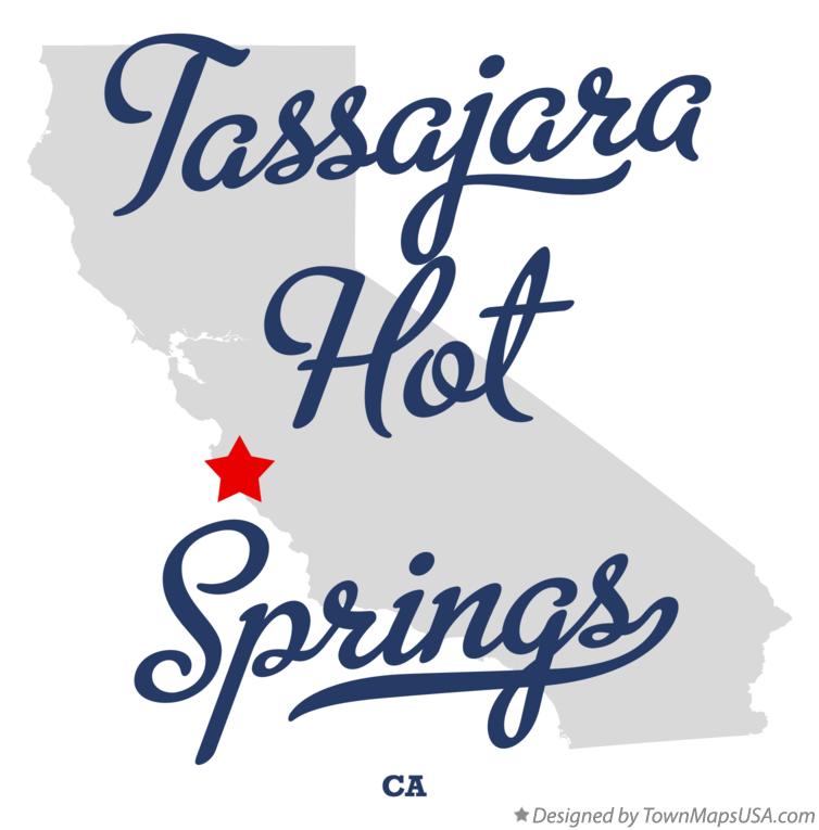 Map of Tassajara Hot Springs California CA