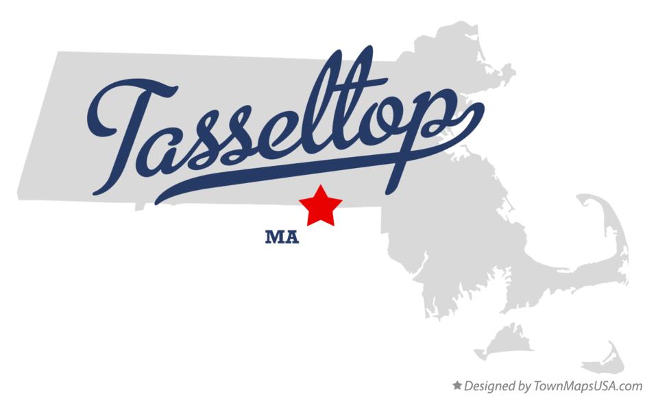 Map of Tasseltop Massachusetts MA