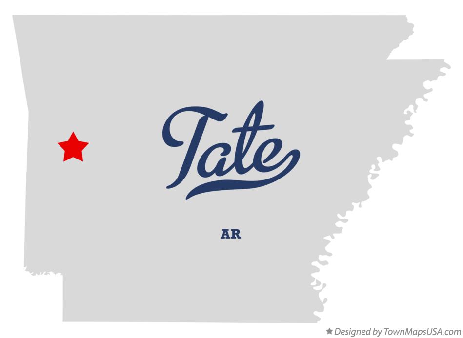 Map of Tate Arkansas AR