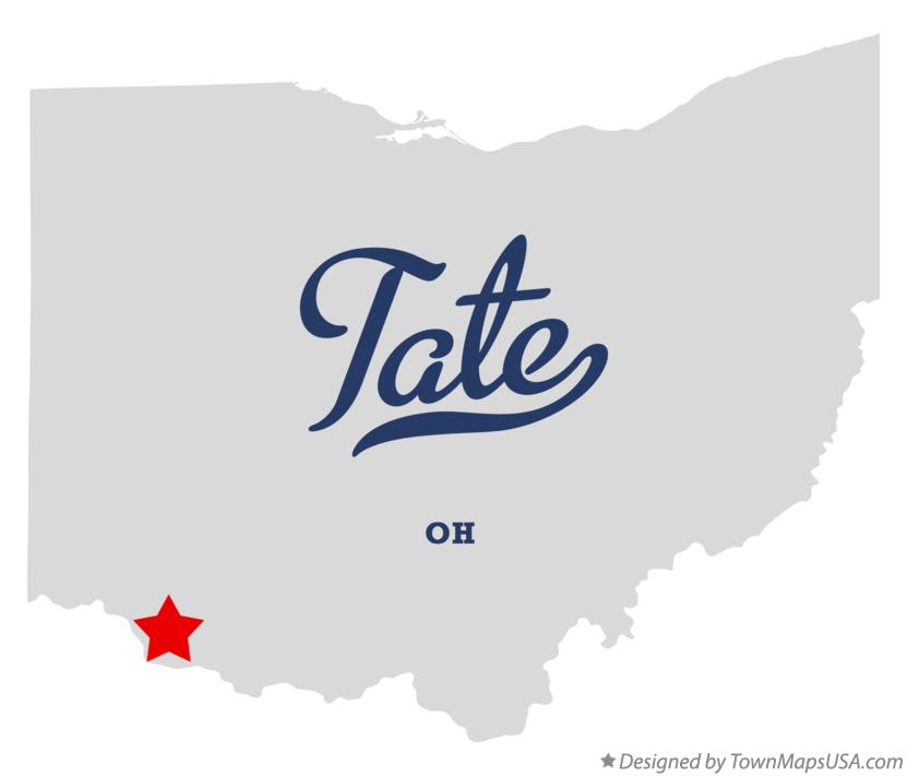 Map of Tate Ohio OH