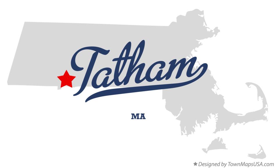 Map of Tatham Massachusetts MA