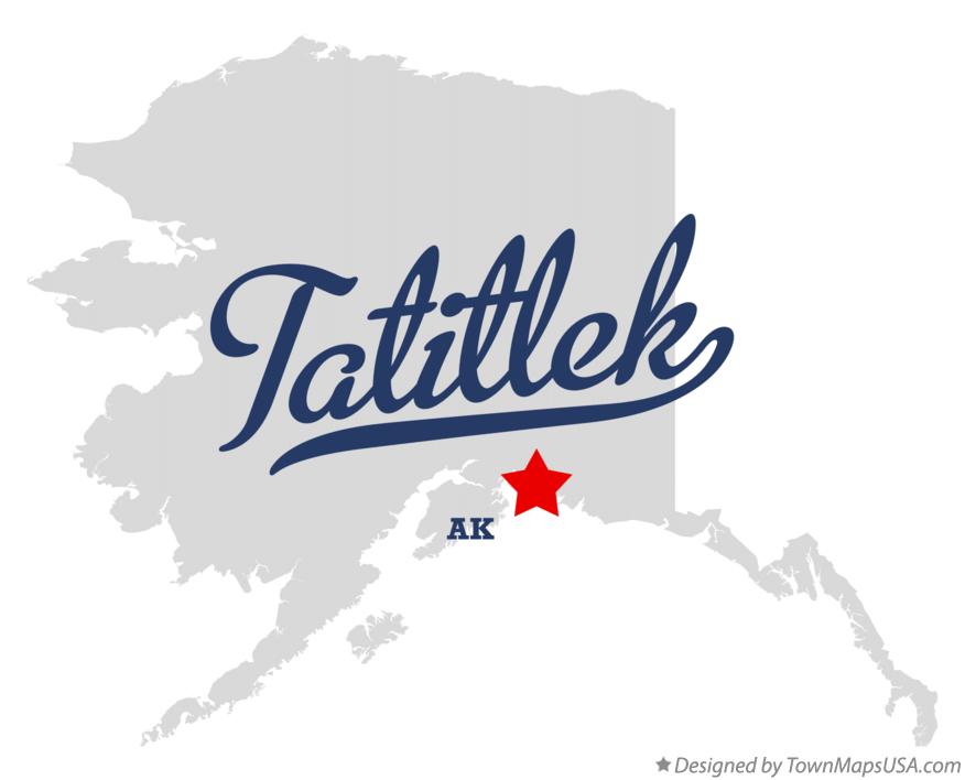 Map of Tatitlek Alaska AK